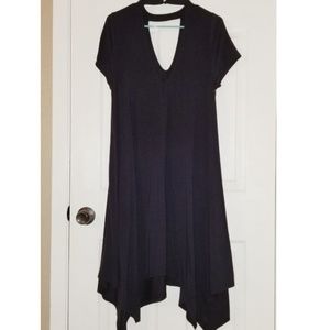 Torrid Navy Flowy Dress